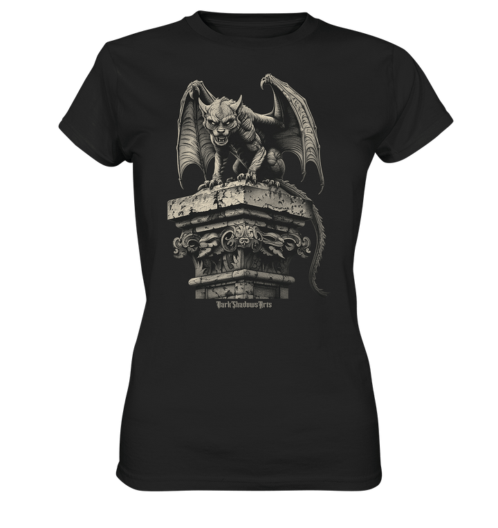 Gothic Wächter Groteske Gargoyle - Ladies Premium Shirt | Lady - Shirts | Dark Shadows Arts