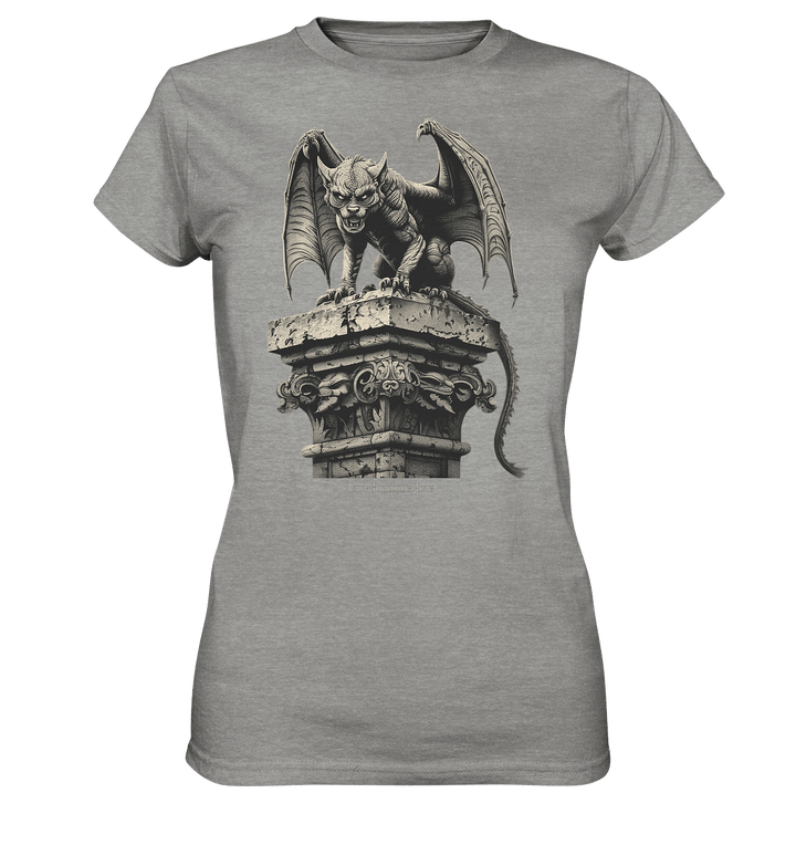 Gothic Wächter Groteske Gargoyle - Ladies Premium Shirt | Lady - Shirts | Dark Shadows Arts