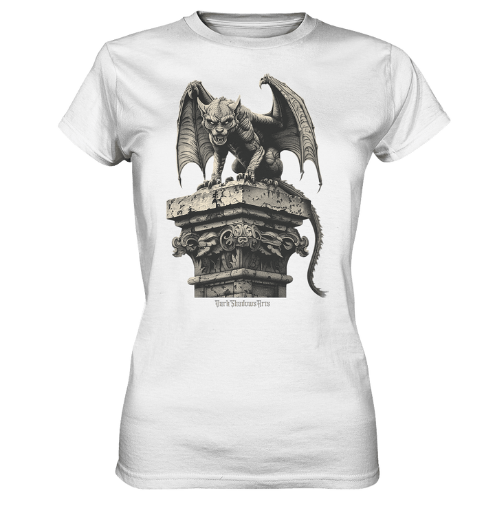Gothic Wächter Groteske Gargoyle - Ladies Premium Shirt | Lady - Shirts | Dark Shadows Arts