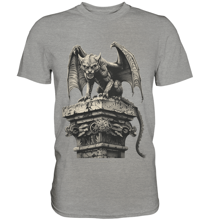 Gothic Wächter Groteske Gargoyle - Premium Shirt | Unisex - Shirts | Dark Shadows Arts