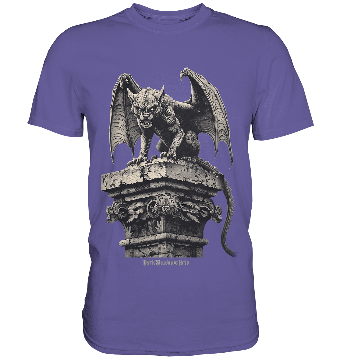 Gothic Wächter Groteske Gargoyle - Premium Shirt | Unisex - Shirts | Dark Shadows Arts