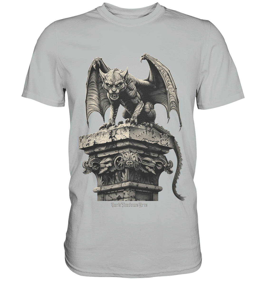Gothic Wächter Groteske Gargoyle - Premium Shirt | Unisex - Shirts | Dark Shadows Arts