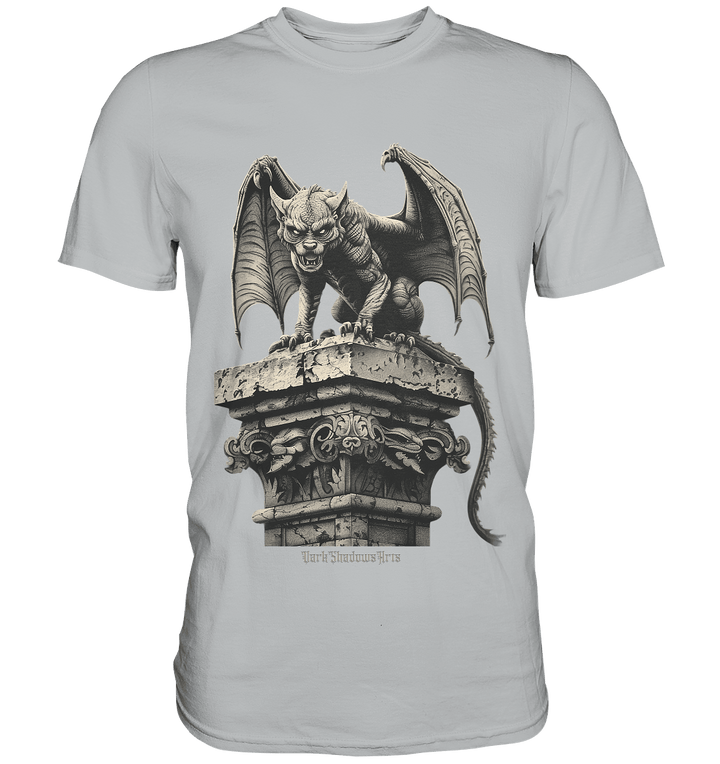 Gothic Wächter Groteske Gargoyle - Premium Shirt | Unisex - Shirts | Dark Shadows Arts