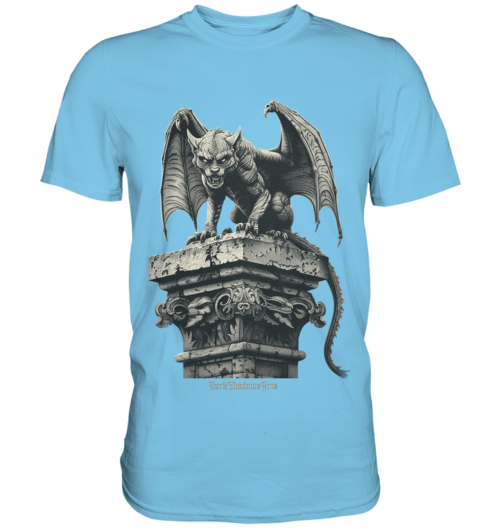 Gothic Wächter Groteske Gargoyle - Premium Shirt | Unisex - Shirts | Dark Shadows Arts