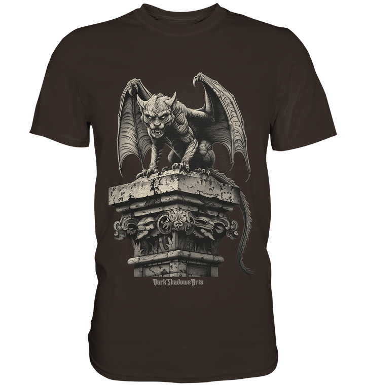 Gothic Wächter Groteske Gargoyle - Premium Shirt | Unisex - Shirts | Dark Shadows Arts