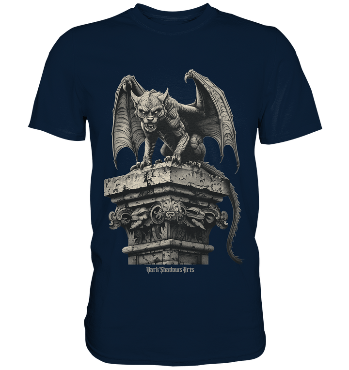 Gothic Wächter Groteske Gargoyle - Premium Shirt | Unisex - Shirts | Dark Shadows Arts