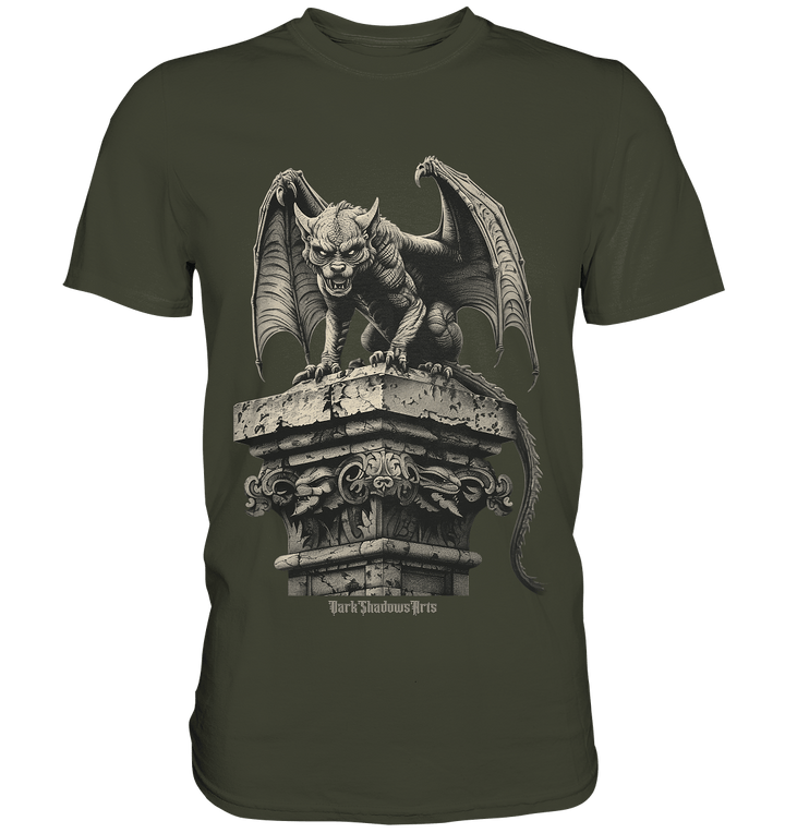 Gothic Wächter Groteske Gargoyle - Premium Shirt | Unisex - Shirts | Dark Shadows Arts