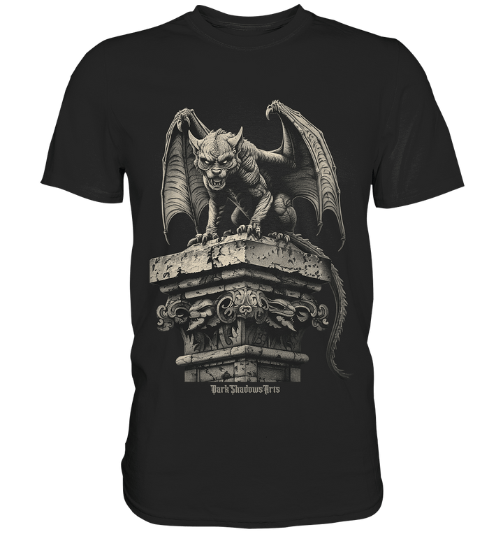 Gothic Wächter Groteske Gargoyle - Premium Shirt | Unisex - Shirts | Dark Shadows Arts