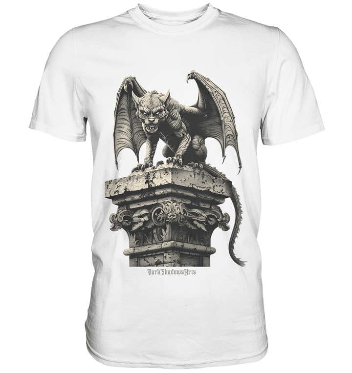 Gothic Wächter Groteske Gargoyle - Premium Shirt | Unisex - Shirts | Dark Shadows Arts