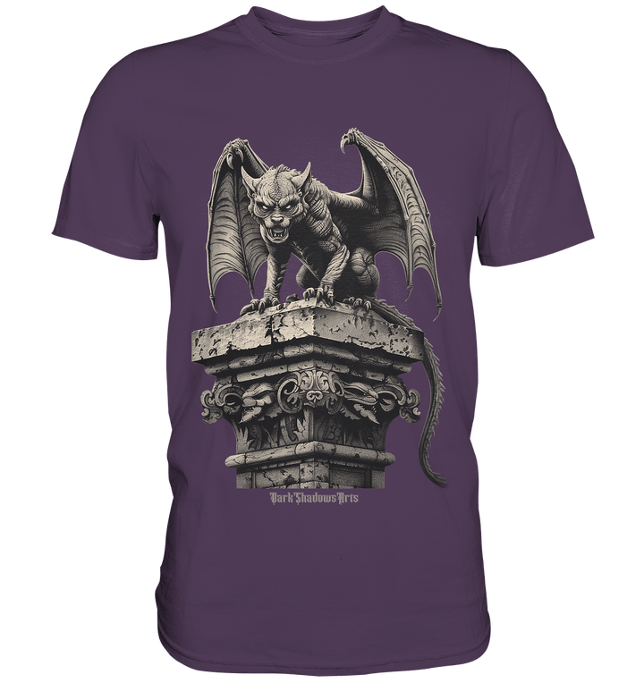 Gothic Wächter Groteske Gargoyle - Premium Shirt | Unisex - Shirts | Dark Shadows Arts
