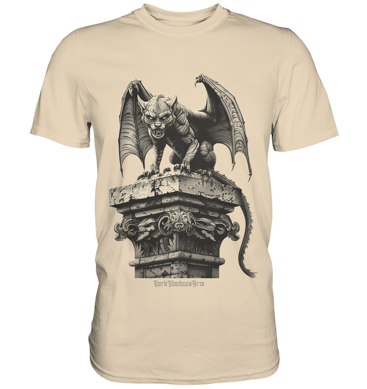 Gothic Wächter Groteske Gargoyle - Premium Shirt | Unisex - Shirts | Dark Shadows Arts