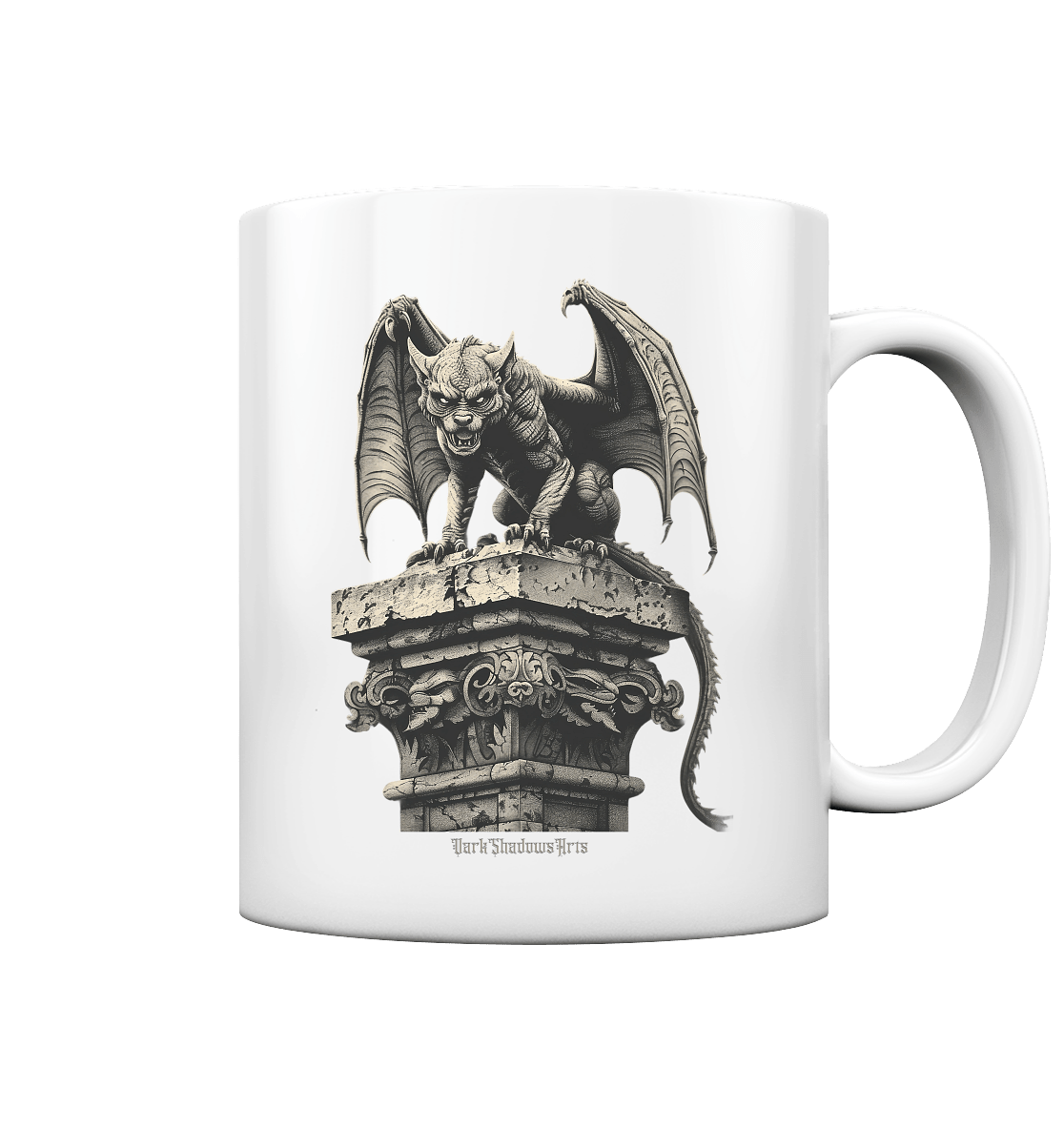 Gothic Wächter Groteske Gargoyle - Tasse glossy | Trinkgefäße | Dark Shadows Arts