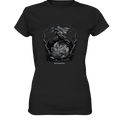 Gotische Nachtszene: Rabe auf verwittertem Grabstein - Ladies Premium Shirt | Lady - Shirts | Dark Shadows Arts