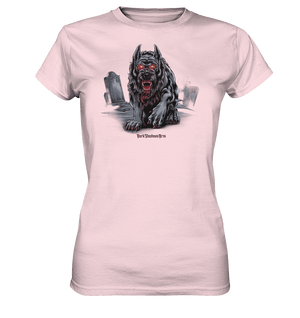 Graveyard Sentinel The Bloodhound of Nightmares - Ladies Premium Shirt | Lady - Shirts | Dark Shadows Arts