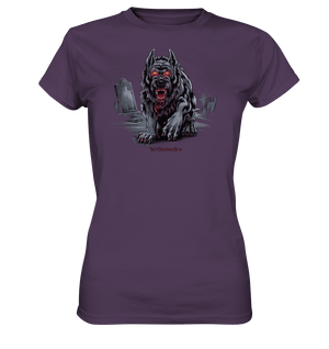 Graveyard Sentinel The Bloodhound of Nightmares - Ladies Premium Shirt | Lady - Shirts | Dark Shadows Arts