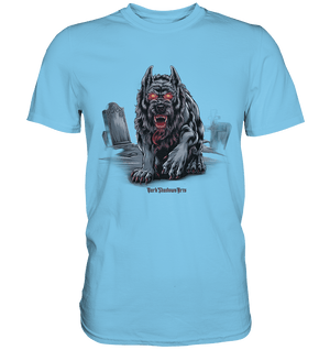 Graveyard Sentinel The Bloodhound of Nightmares - Premium Shirt | Unisex - Shirts | Dark Shadows Arts