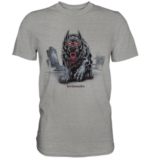 Graveyard Sentinel The Bloodhound of Nightmares - Premium Shirt | Unisex - Shirts | Dark Shadows Arts