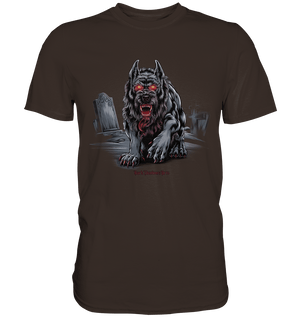 Graveyard Sentinel The Bloodhound of Nightmares - Premium Shirt | Unisex - Shirts | Dark Shadows Arts