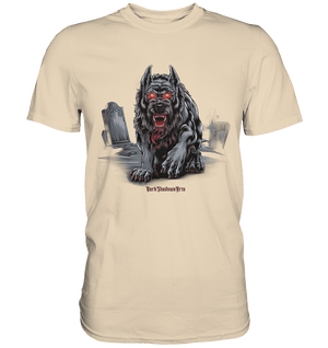 Graveyard Sentinel The Bloodhound of Nightmares - Premium Shirt | Unisex - Shirts | Dark Shadows Arts