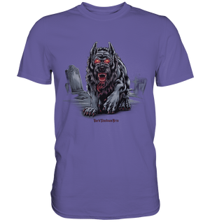 Graveyard Sentinel The Bloodhound of Nightmares - Premium Shirt | Unisex - Shirts | Dark Shadows Arts