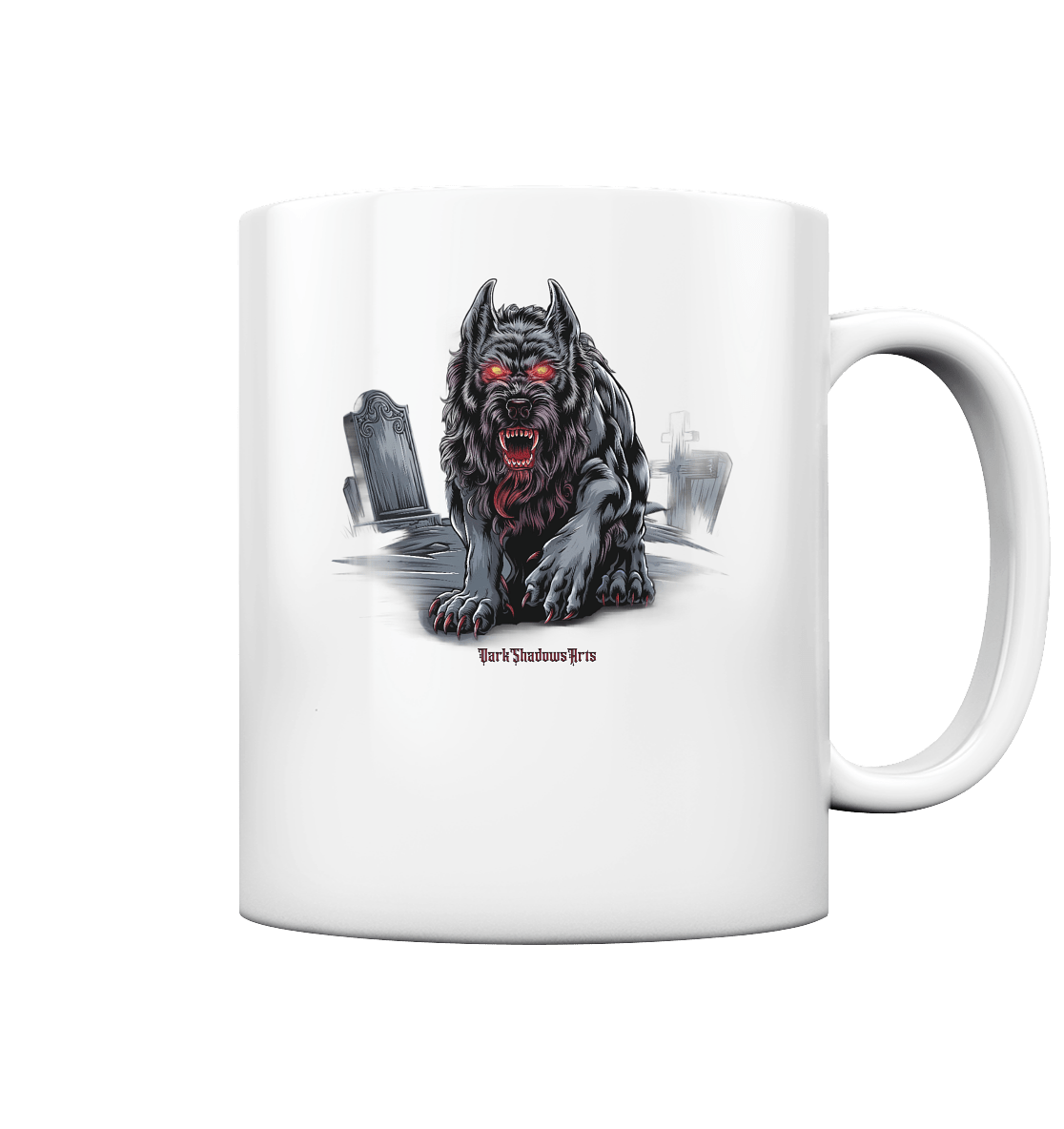 Graveyard Sentinel The Bloodhound of Nightmares - Tasse glossy | Trinkgefäße | Dark Shadows Arts