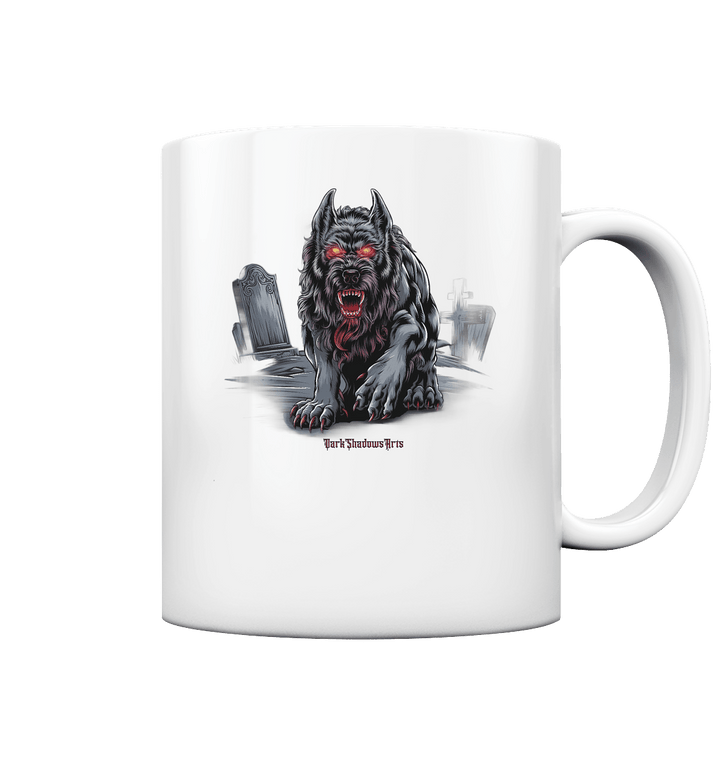 Graveyard Sentinel The Bloodhound of Nightmares - Tasse glossy | Trinkgefäße | Dark Shadows Arts