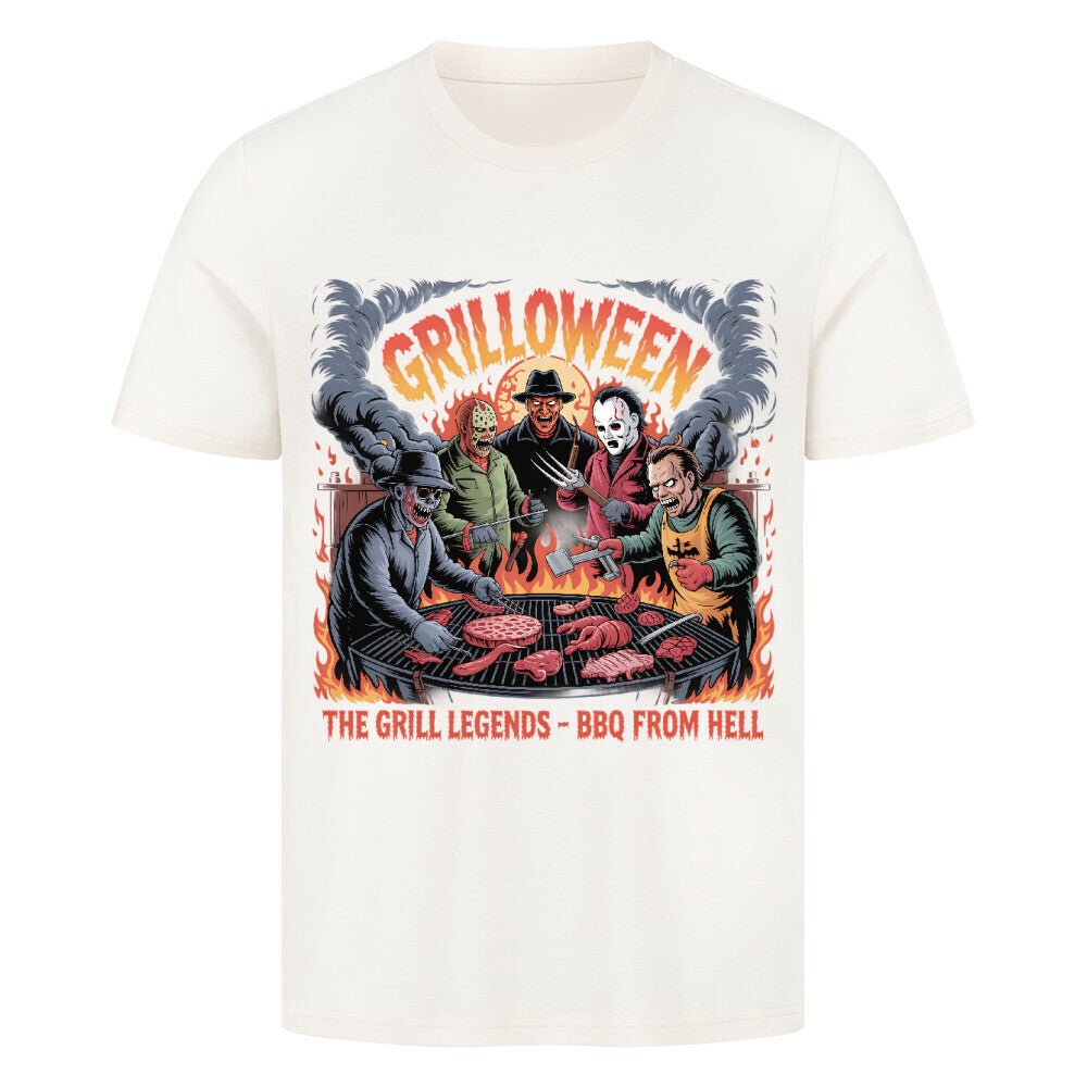 Grilloween - HigherBlanks Premium T-Shirt | T-Shirt | Dark Shadows Arts