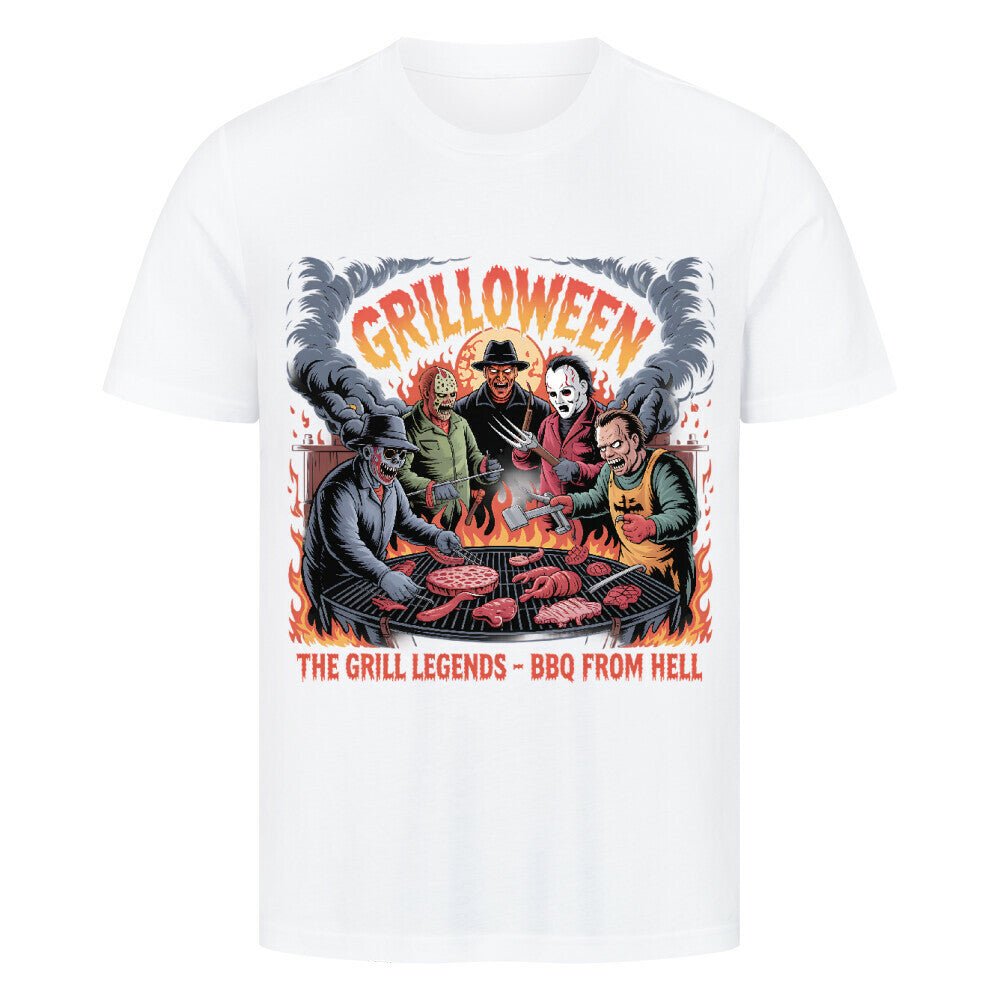 Grilloween - HigherBlanks Premium T-Shirt | T-Shirt | Dark Shadows Arts