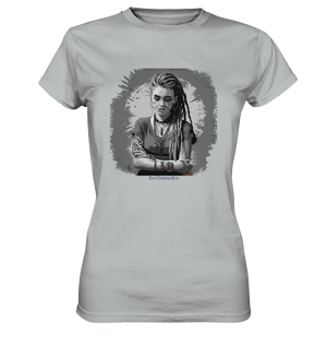 Grunge Shadow Portrait - Ladies Premium Shirt | Lady - Shirts | Dark Shadows Arts