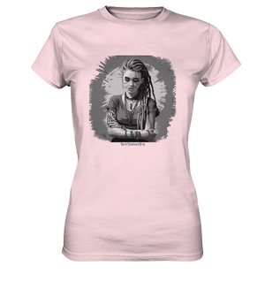 Grunge Shadow Portrait - Ladies Premium Shirt | Lady - Shirts | Dark Shadows Arts