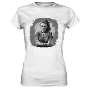 Grunge Shadow Portrait - Ladies Premium Shirt | Lady - Shirts | Dark Shadows Arts