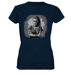 Grunge Shadow Portrait - Ladies Premium Shirt | Lady - Shirts | Dark Shadows Arts