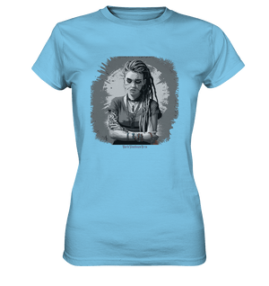 Grunge Shadow Portrait - Ladies Premium Shirt | Lady - Shirts | Dark Shadows Arts