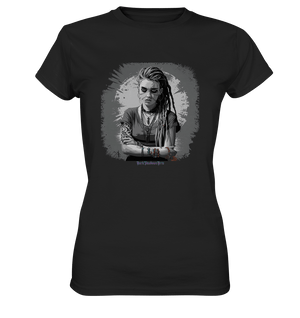 Grunge Shadow Portrait - Ladies Premium Shirt | Lady - Shirts | Dark Shadows Arts