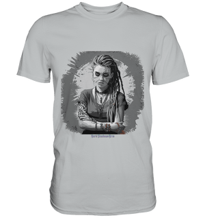Grunge Shadow Portrait - Premium Shirt | Unisex - Shirts | Dark Shadows Arts