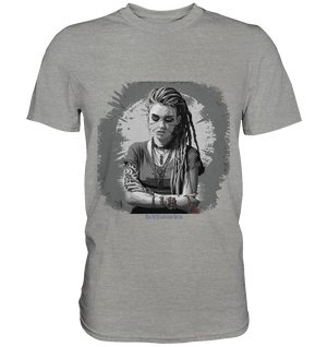 Grunge Shadow Portrait - Premium Shirt | Unisex - Shirts | Dark Shadows Arts