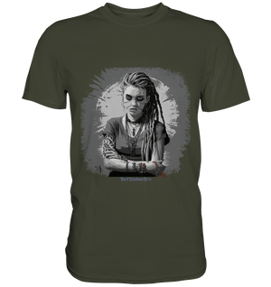 Grunge Shadow Portrait - Premium Shirt | Unisex - Shirts | Dark Shadows Arts