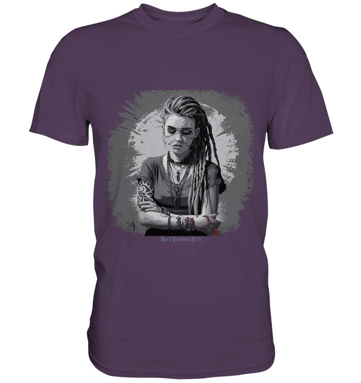 Grunge Shadow Portrait - Premium Shirt | Unisex - Shirts | Dark Shadows Arts