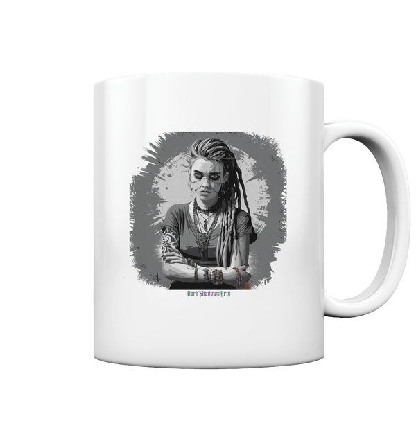 Grunge Shadow Portrait - Tasse glossy | Trinkgefäße | Dark Shadows Arts
