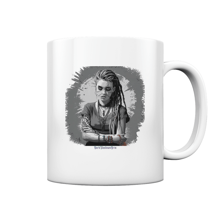Grunge Shadow Portrait - Tasse glossy | Trinkgefäße | Dark Shadows Arts