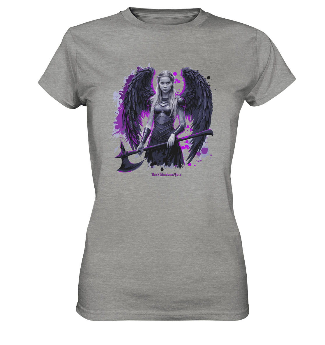 Guardian of Shadows Winged Warrior - Ladies Premium Shirt | Lady - Shirts | Dark Shadows Arts