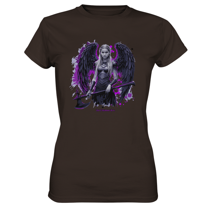 Guardian of Shadows Winged Warrior - Ladies Premium Shirt | Lady - Shirts | Dark Shadows Arts