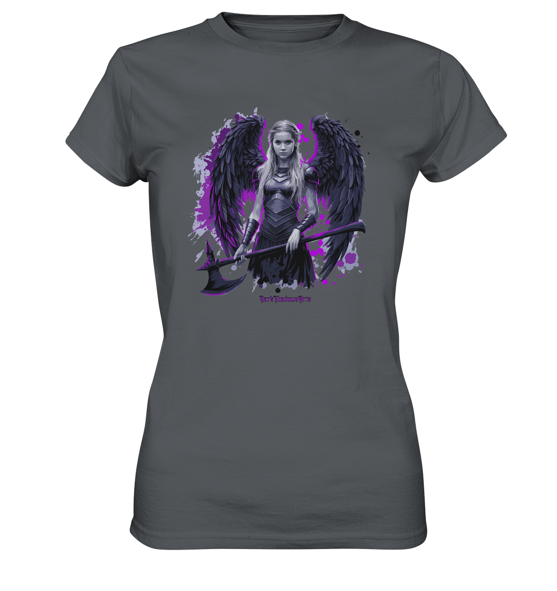 Guardian of Shadows Winged Warrior - Ladies Premium Shirt | Lady - Shirts | Dark Shadows Arts