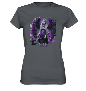 Guardian of Shadows Winged Warrior - Ladies Premium Shirt | Lady - Shirts | Dark Shadows Arts