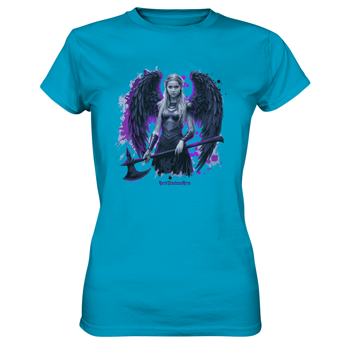 Guardian of Shadows Winged Warrior - Ladies Premium Shirt | Lady - Shirts | Dark Shadows Arts