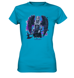 Guardian of Shadows Winged Warrior - Ladies Premium Shirt | Lady - Shirts | Dark Shadows Arts