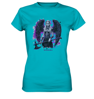 Guardian of Shadows Winged Warrior - Ladies Premium Shirt | Lady - Shirts | Dark Shadows Arts
