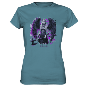 Guardian of Shadows Winged Warrior - Ladies Premium Shirt | Lady - Shirts | Dark Shadows Arts