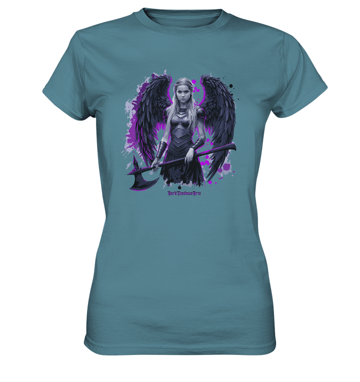 Guardian of Shadows Winged Warrior - Ladies Premium Shirt | Lady - Shirts | Dark Shadows Arts