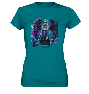 Guardian of Shadows Winged Warrior - Ladies Premium Shirt | Lady - Shirts | Dark Shadows Arts